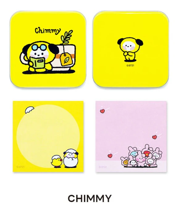 BT21 MININI TIN CASE MEMO PAD - Image 2