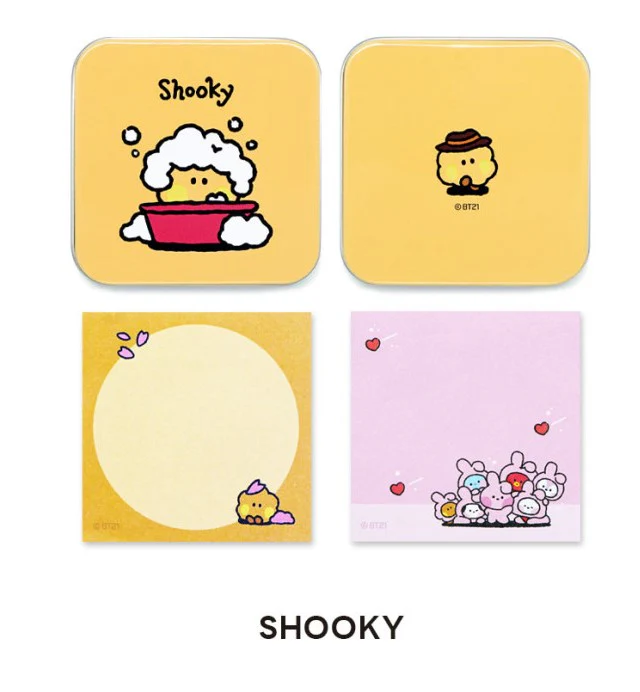 BT21 MININI TIN CASE MEMO PAD - Image 7