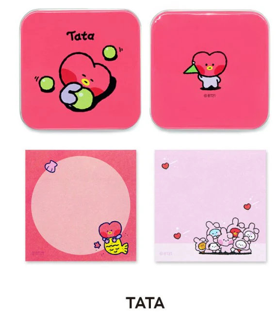 BT21 MININI TIN CASE MEMO PAD - Image 8
