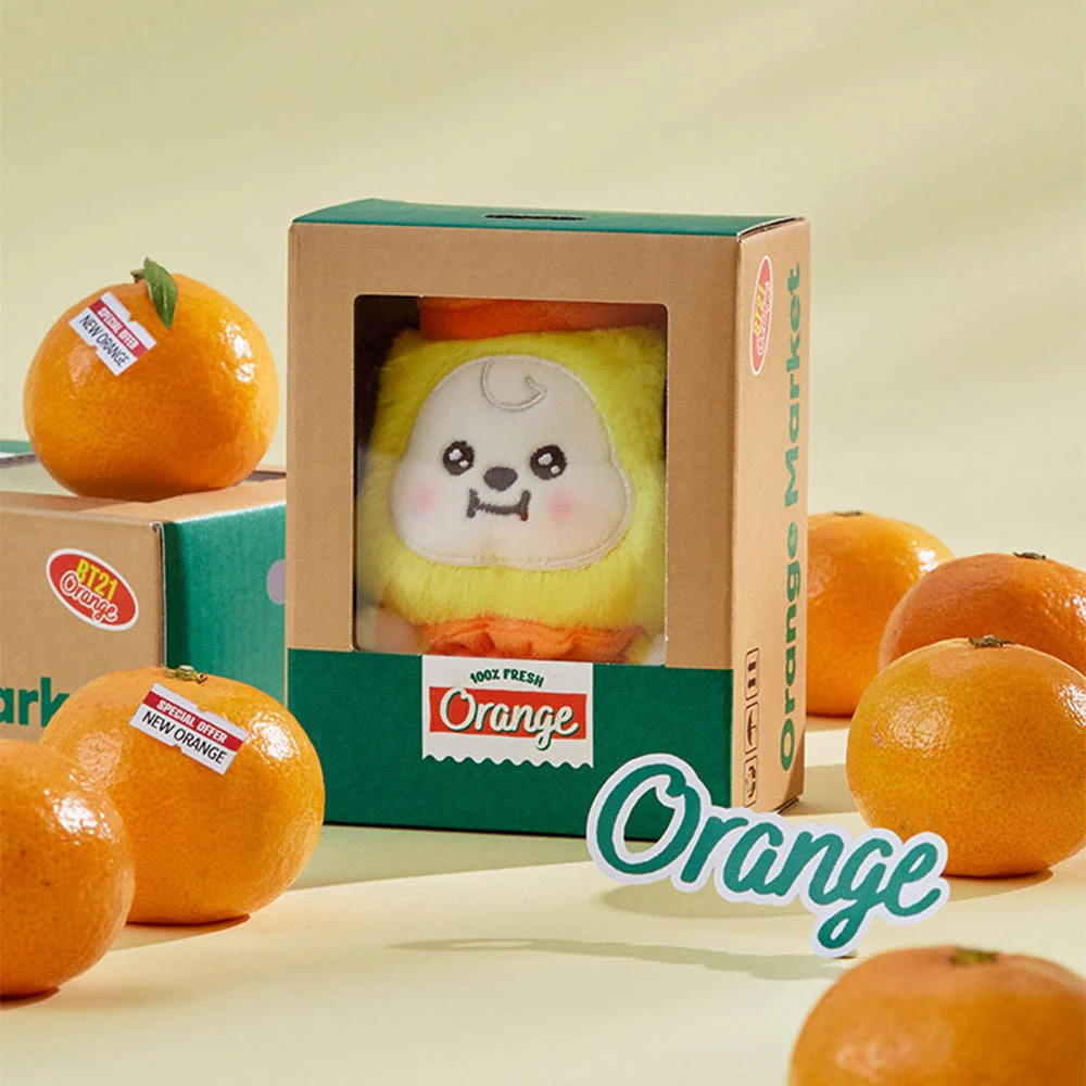 BT21 - ORANGE PARTY OFFICIAL MD BABY SMALL DOLL - Image 4