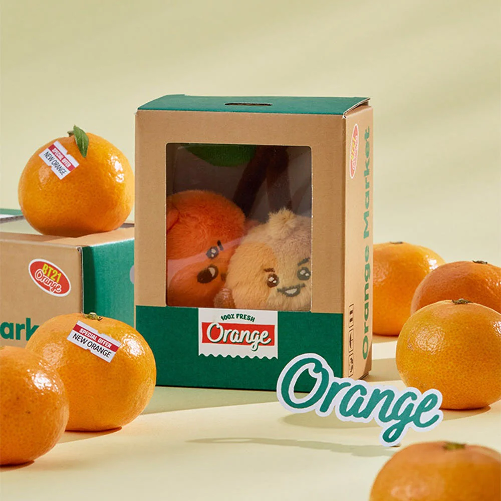 BT21 - ORANGE PARTY OFFICIAL MD BABY SMALL DOLL - Image 6
