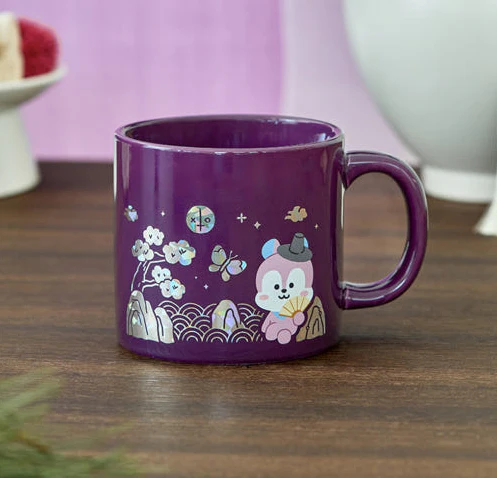 BT21 - PREMIUM K EDITION MOTHER OF PEARL GRAPHIC MUG CUP (320ml) - Image 4