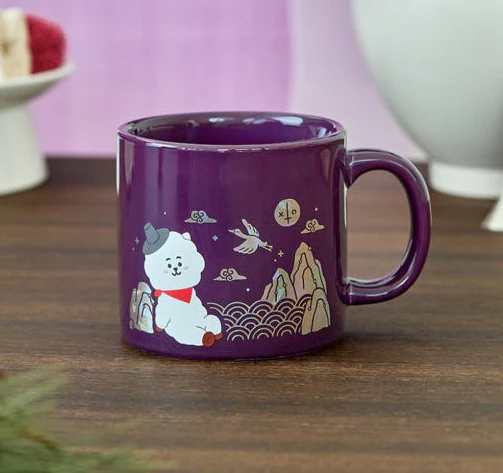 BT21 - PREMIUM K EDITION MOTHER OF PEARL GRAPHIC MUG CUP (320ml) - Image 7