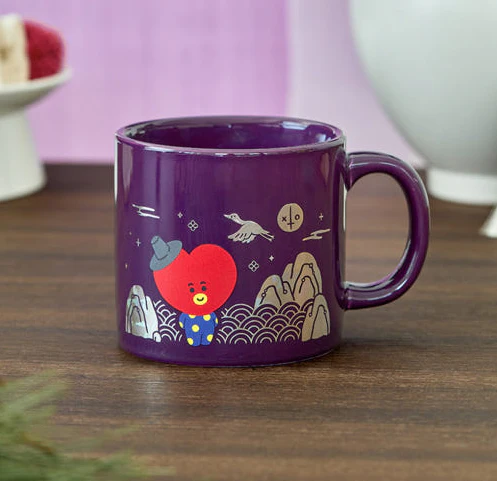BT21 - PREMIUM K EDITION MOTHER OF PEARL GRAPHIC MUG CUP (320ml) - Image 8