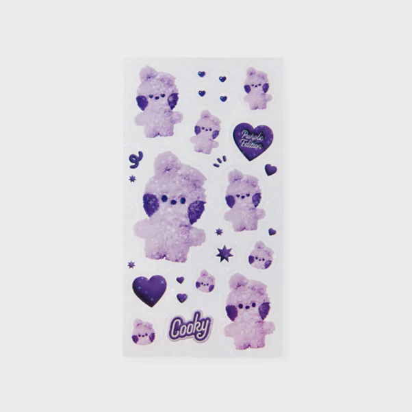 BT21 PURPLE OF WISH EDITION MININI STICKER - Image 3