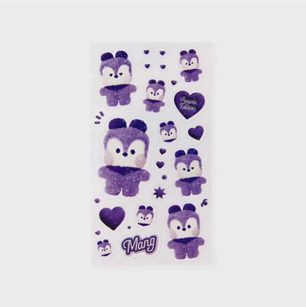 BT21 PURPLE OF WISH EDITION MININI STICKER - Image 5