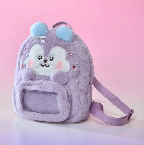 BT21 - RIBBONED U BABY CLEAR POCKET PLUSH BAG - Image 4