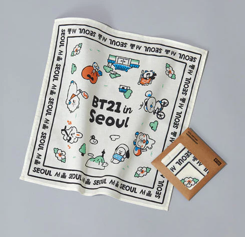 BT21 - SEOUL EDITIION HAND TOWEL - Image 3