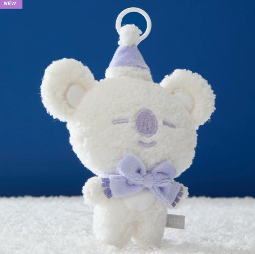 BT21 - SNOWMAN PLUSH KEYRING - Image 2