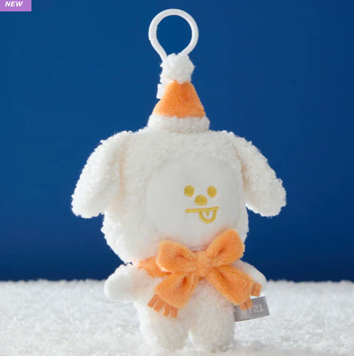 BT21 - SNOWMAN PLUSH KEYRING - Image 6