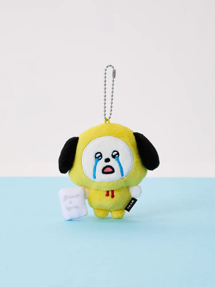 BT21 - TODAY'S FACE TEARDROP PLUSH KEYRING - Image 4