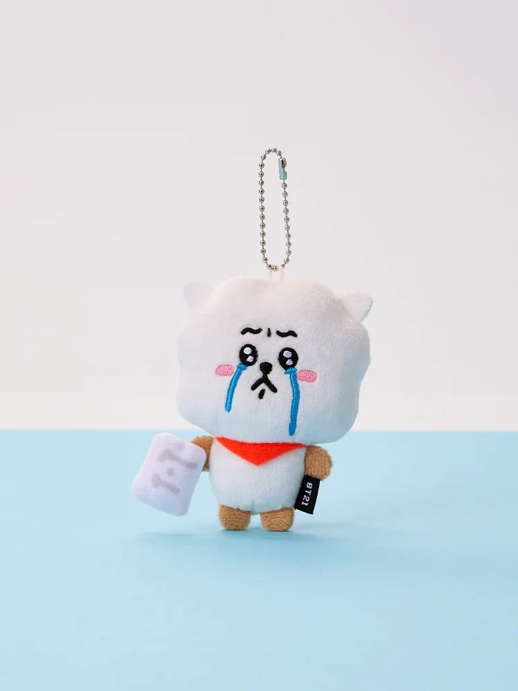 BT21 - TODAY'S FACE TEARDROP PLUSH KEYRING - Image 7