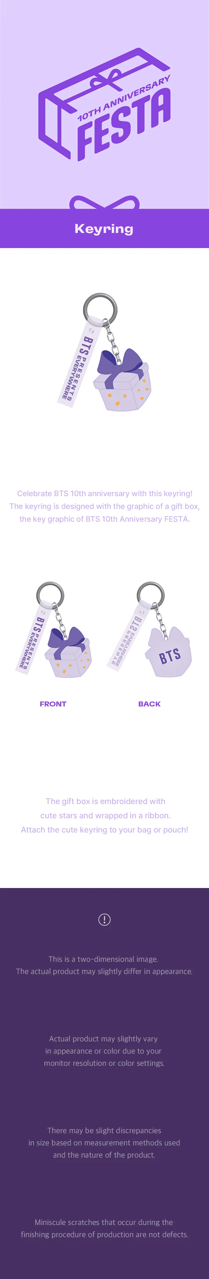 BTS - 10TH ANNIVERSARY FESTA OFFICIAL MD - Image 19
