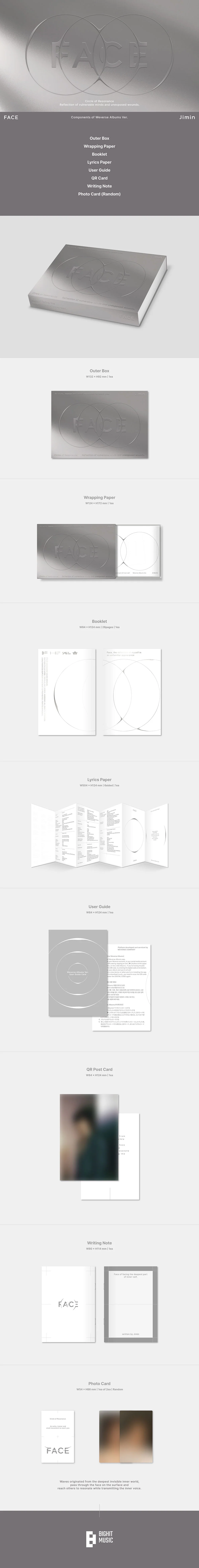 BTS JIMIN - FACE 1ST SOLO ALBUM - Image 7