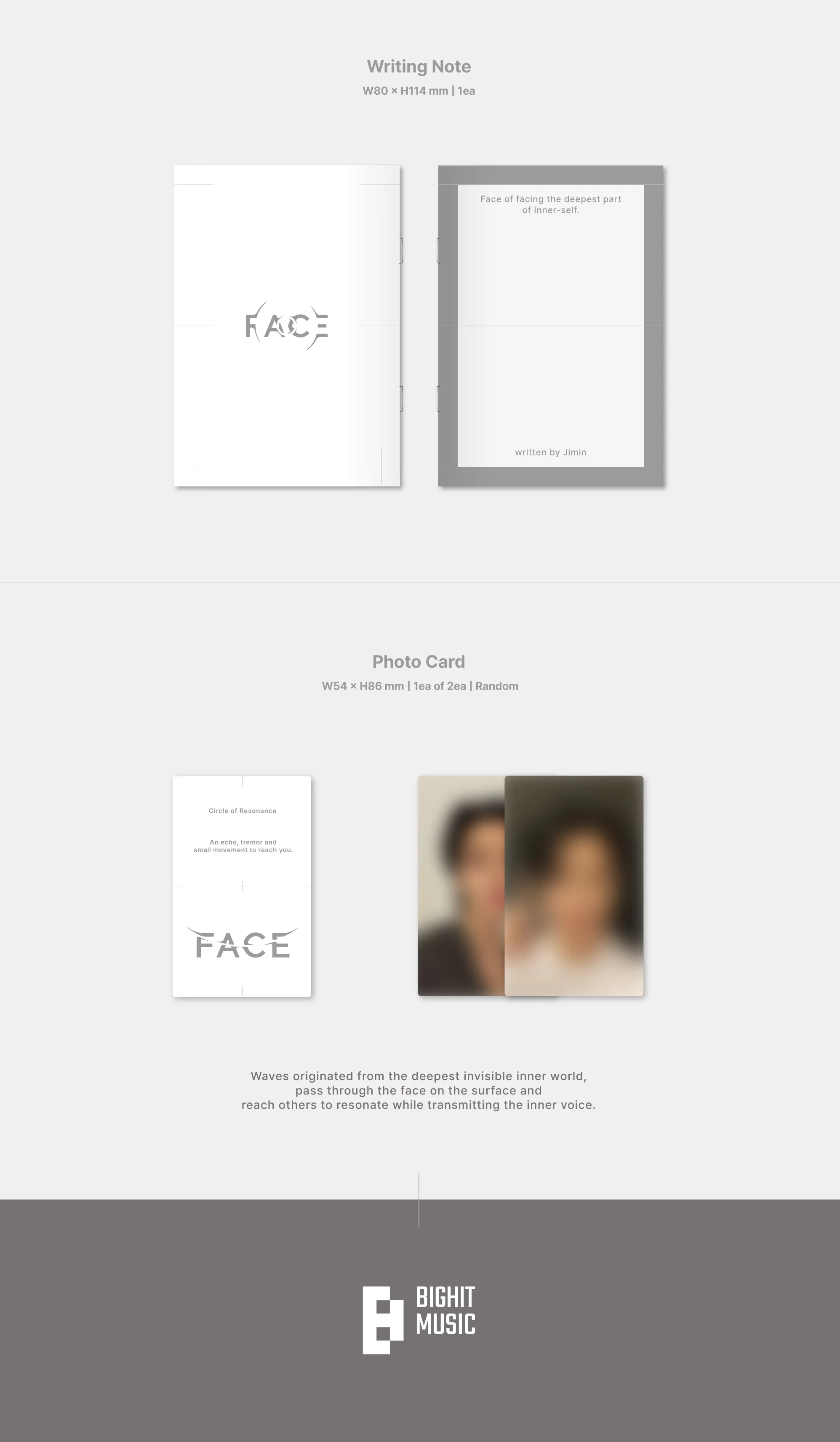 BTS JIMIN - FACE 1ST SOLO ALBUM WEVERSE ALBUM VER. - Image 5