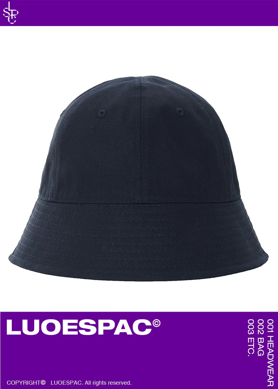 BTS JUNGKOOK PICK - LUOESPAC OVERFIT ROUND BUCKET HAT BLACK - Image 3