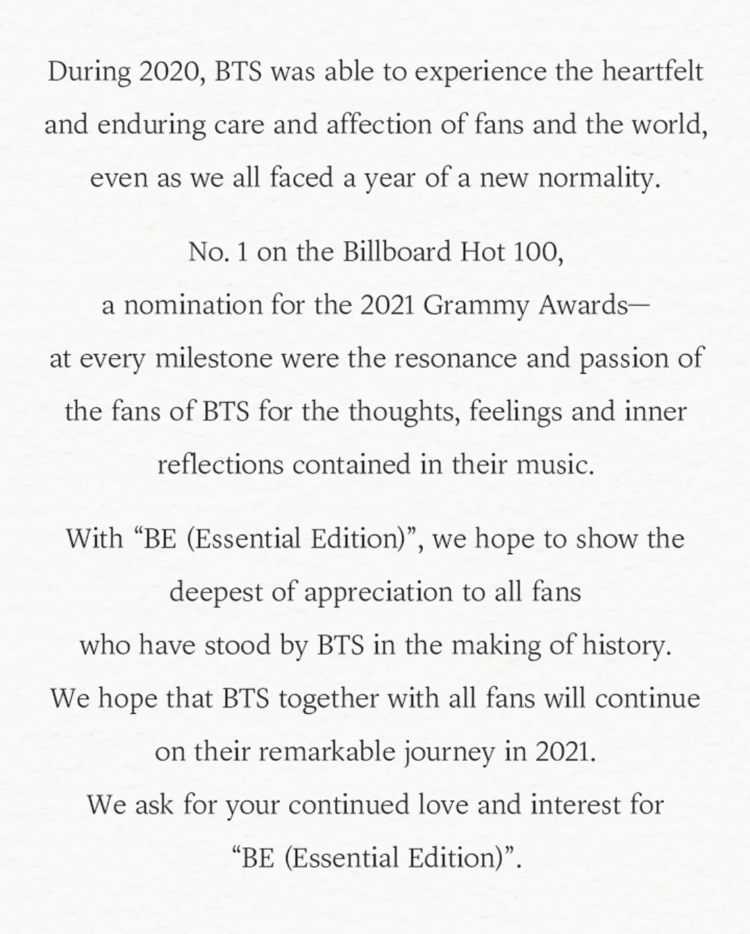 BTS - SPECIAL ALBUM BE (ESSENTIAL EDITION) - Image 9