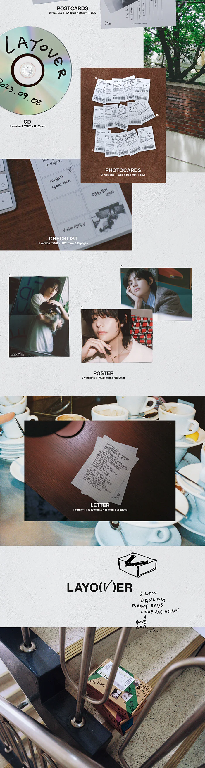 BTS V - LAYOVER 1ST SOLO ALBUM - Image 3
