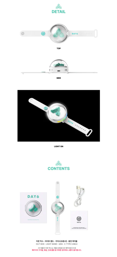 DAY6 - OFFICIAL LIGHT BAND VER 3 VER. - Image 3