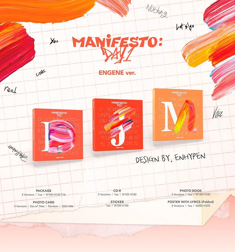 ENHYPEN - ALBUM MANIFESTO DAY 1 (ENGENE VER.) - Image 5