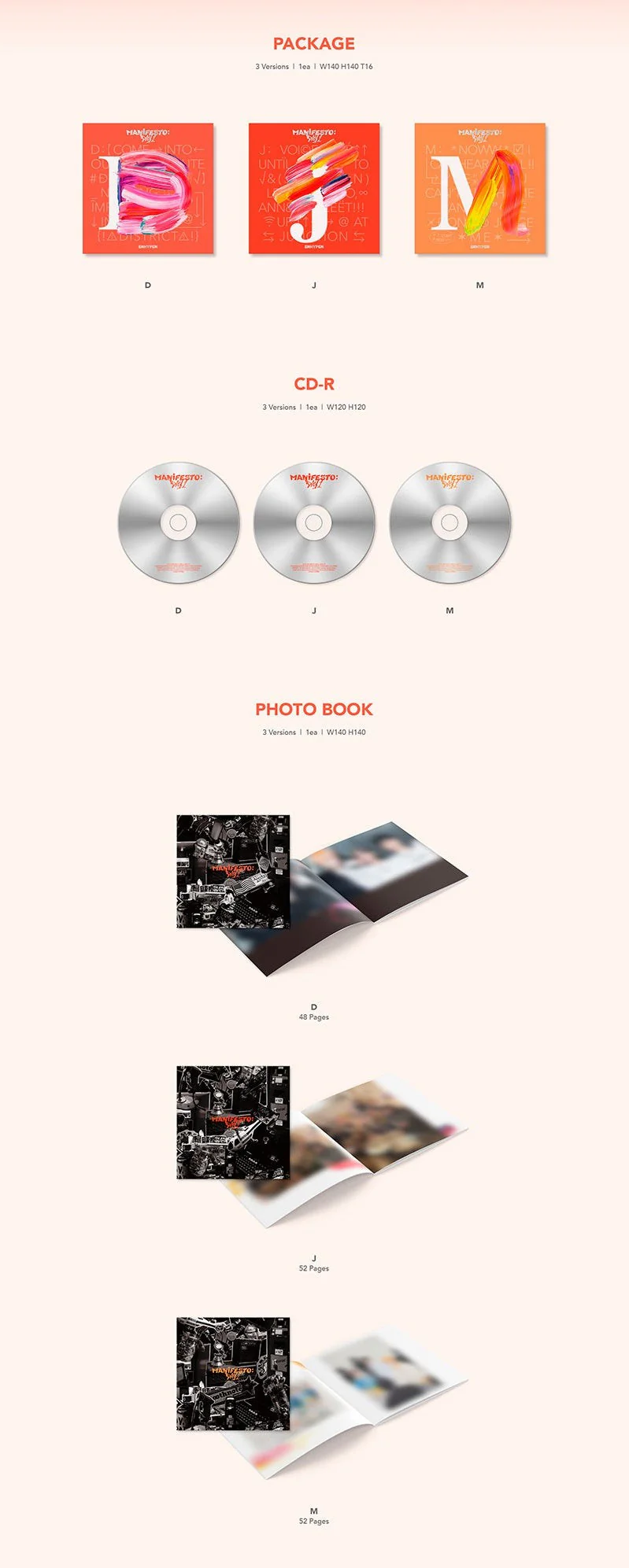 ENHYPEN - ALBUM MANIFESTO DAY 1 (ENGENE VER.) - Image 6