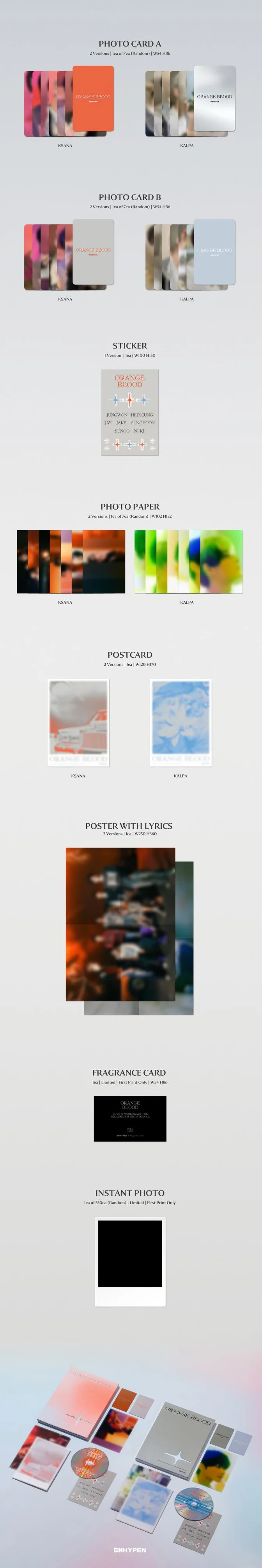ENHYPEN - ORANGE BLOOD 5TH MINI ALBUM STANDARD VER. - Image 3