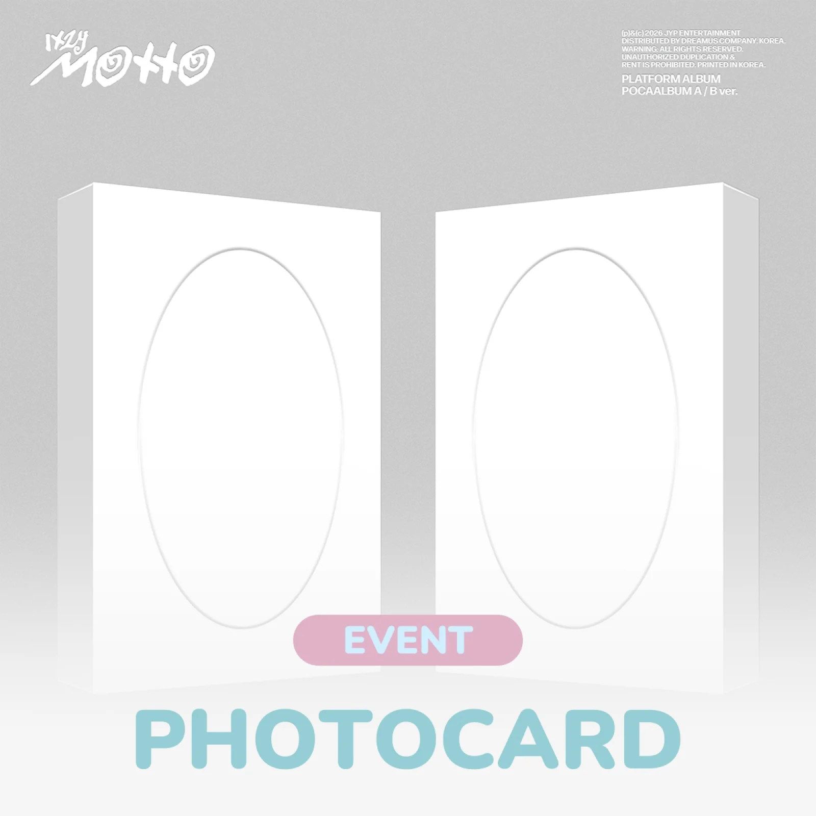 ITZY - MOTTO MINI ALBUM WITHMUU GIFT POCAALBUM VER RANDOM