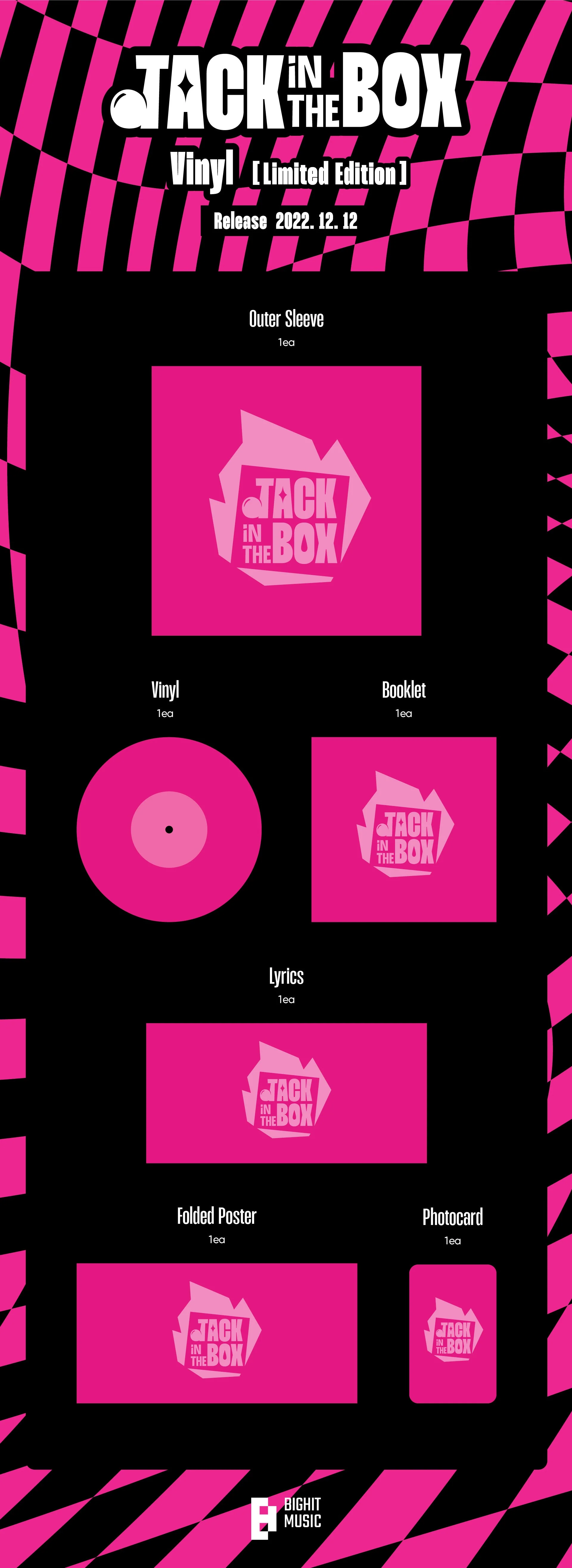 J-HOPE - 1ST SINGLE ALBUM JACK IN THE BOX VINYL (LIMITED EDITION) - Image 2