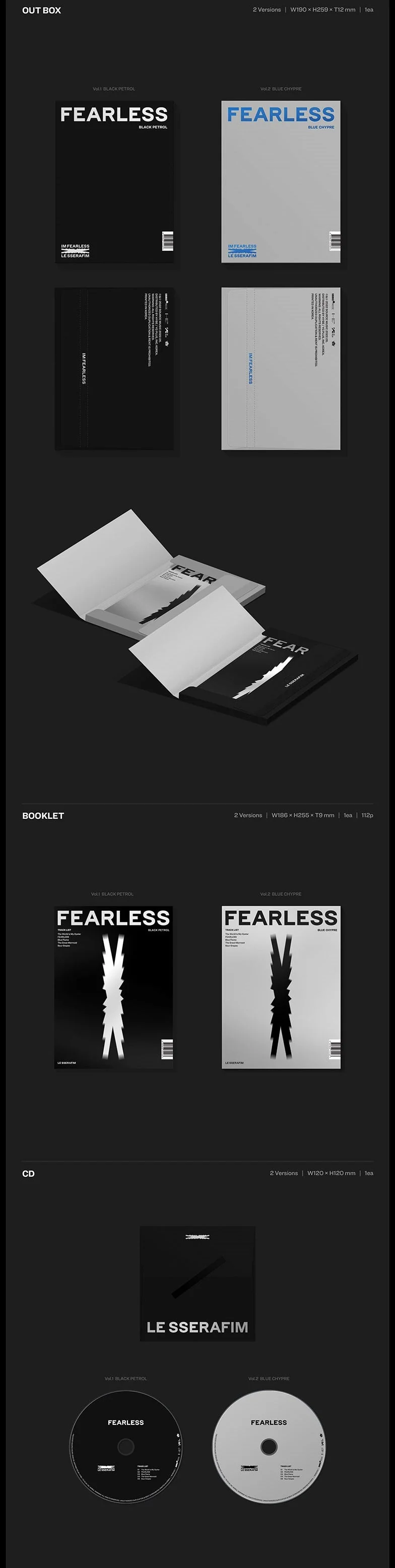 LE SSERAFIM - 1ST MINI ALBUM FEARLESS - Image 3