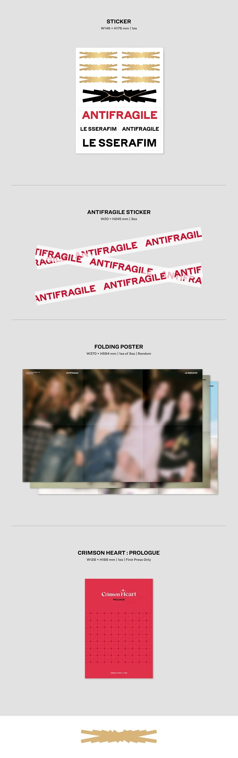 LE SSERAFIM - ANTIFRAGILE 2ND MINI ALBUM - Image 5
