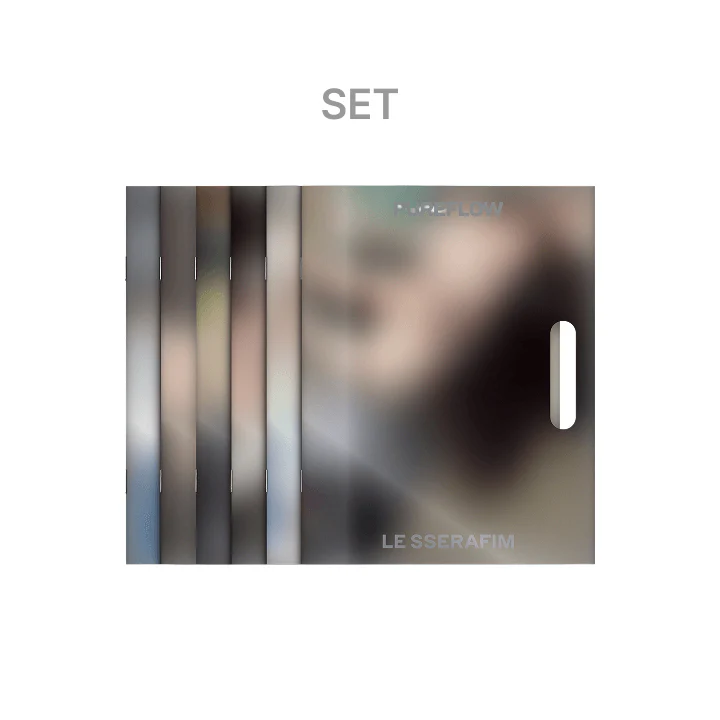 LE SSERAFIM - PUREFLOW 2ND ALBUM WEVERSE SHOP GIFT COMPACT VER SET