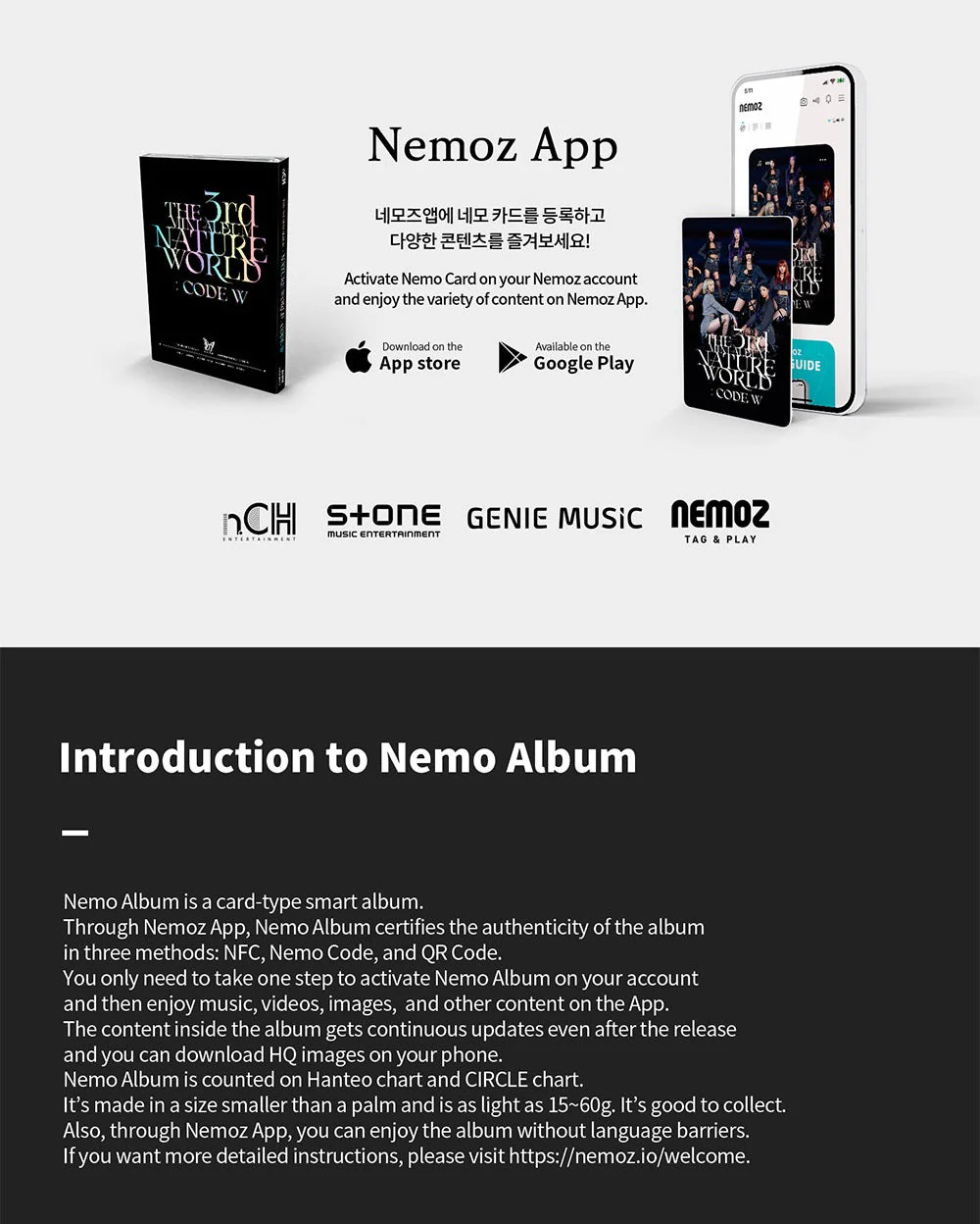 NATURE - NATURE WORLD CODE W NEMO ALBUM THIN VER. 3RD MINI ALBUM - Image 6
