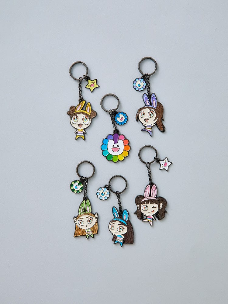 NEWJEANS - NEWJEANS X MURAKAMI OFFICIAL MD METAL KEYRING