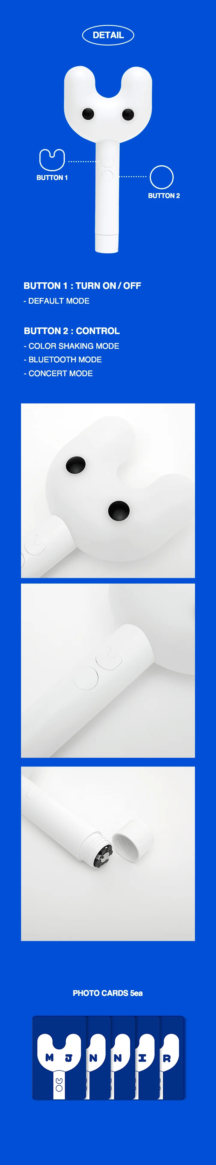 NEWJEANS - OFFICIAL LIGHT STICK & PARTS - Image 3
