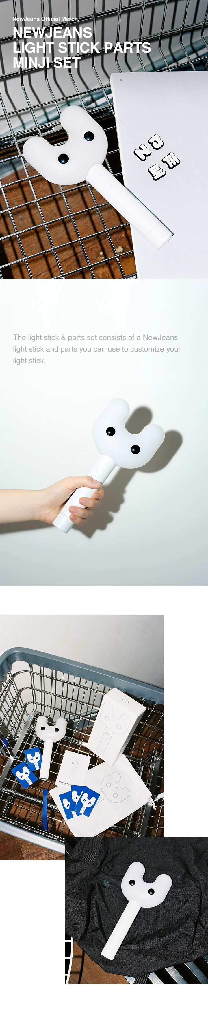 NEWJEANS - OFFICIAL LIGHT STICK & PARTS - Image 7