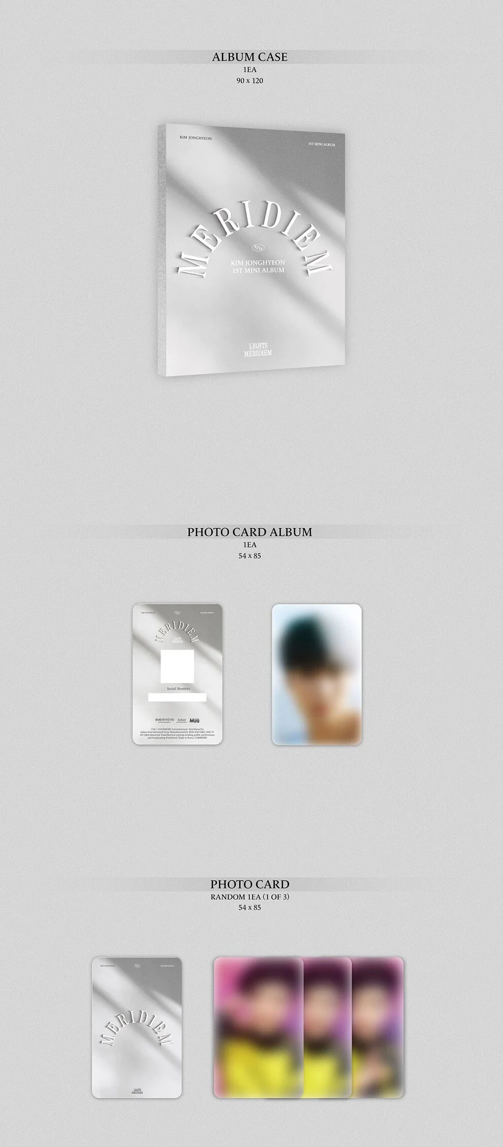 NUEST KIM JONGHYEON - MERIDIEM META 1ST MINI ALBUM (PLATFORM VER.) - Image 3