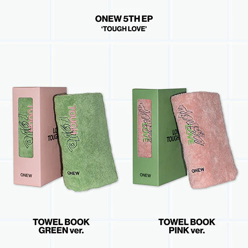 ONEW - TOUGH LOVE 5TH MINI ALBUM TOWEL BOOK VER RANDOM
