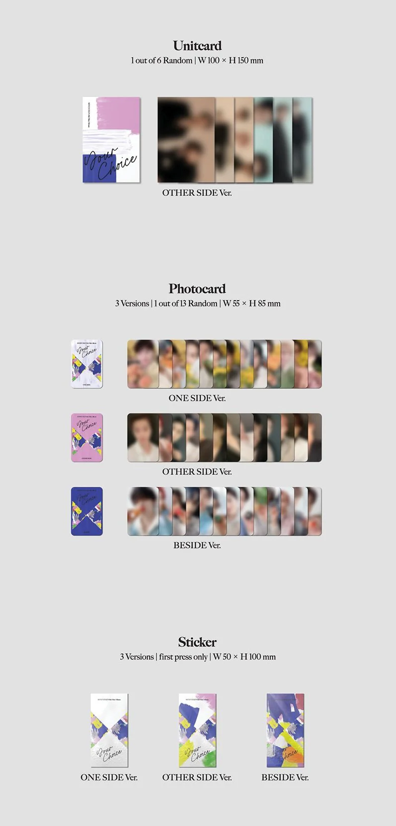 SEVENTEEN - 8TH MINI ALBUM YOUR CHOICE - Image 8