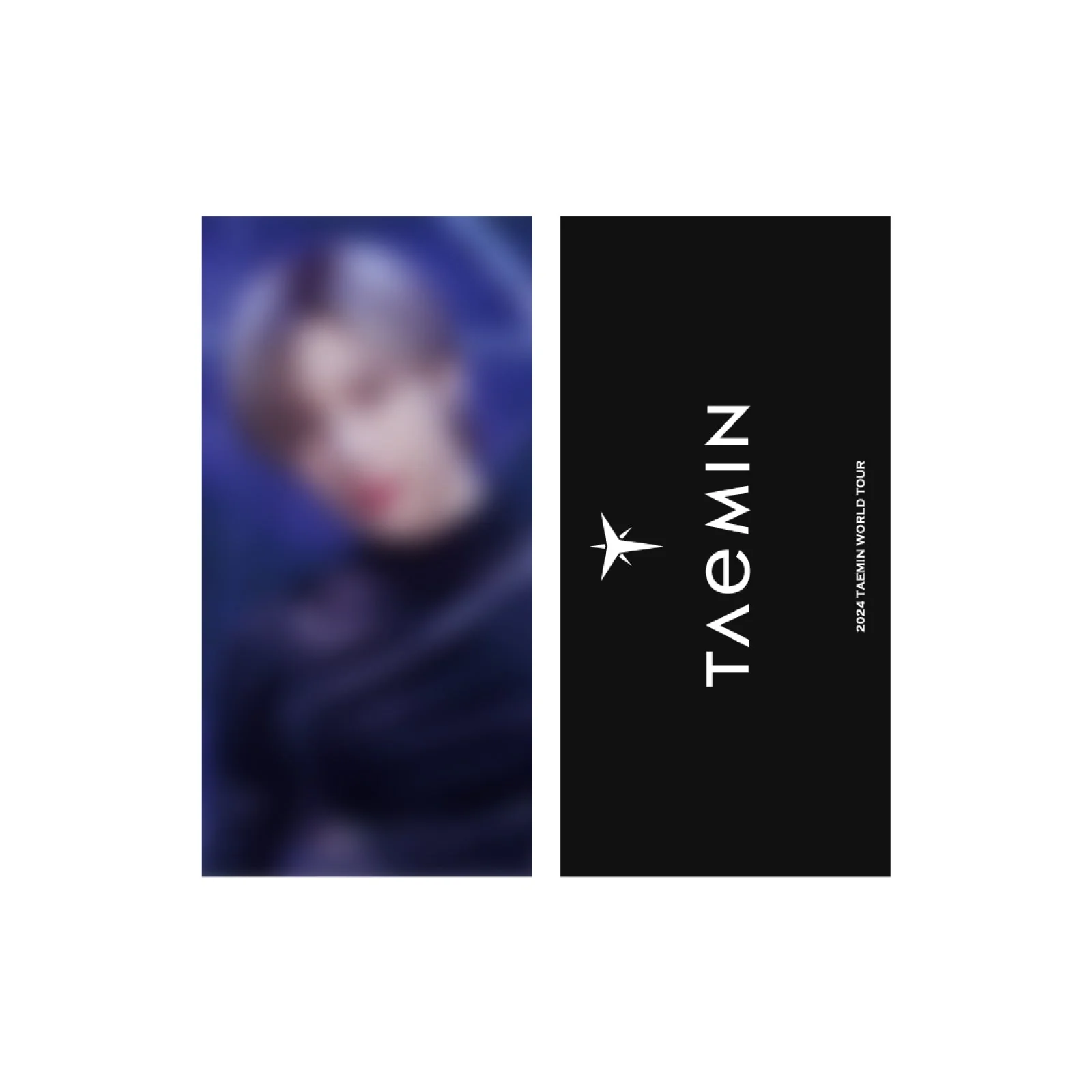 SHINEE TAEMIN - EPHEMERAL GAZE 2024 WORLD TOUR OFFICIAL MD PHOTO SLOGAN