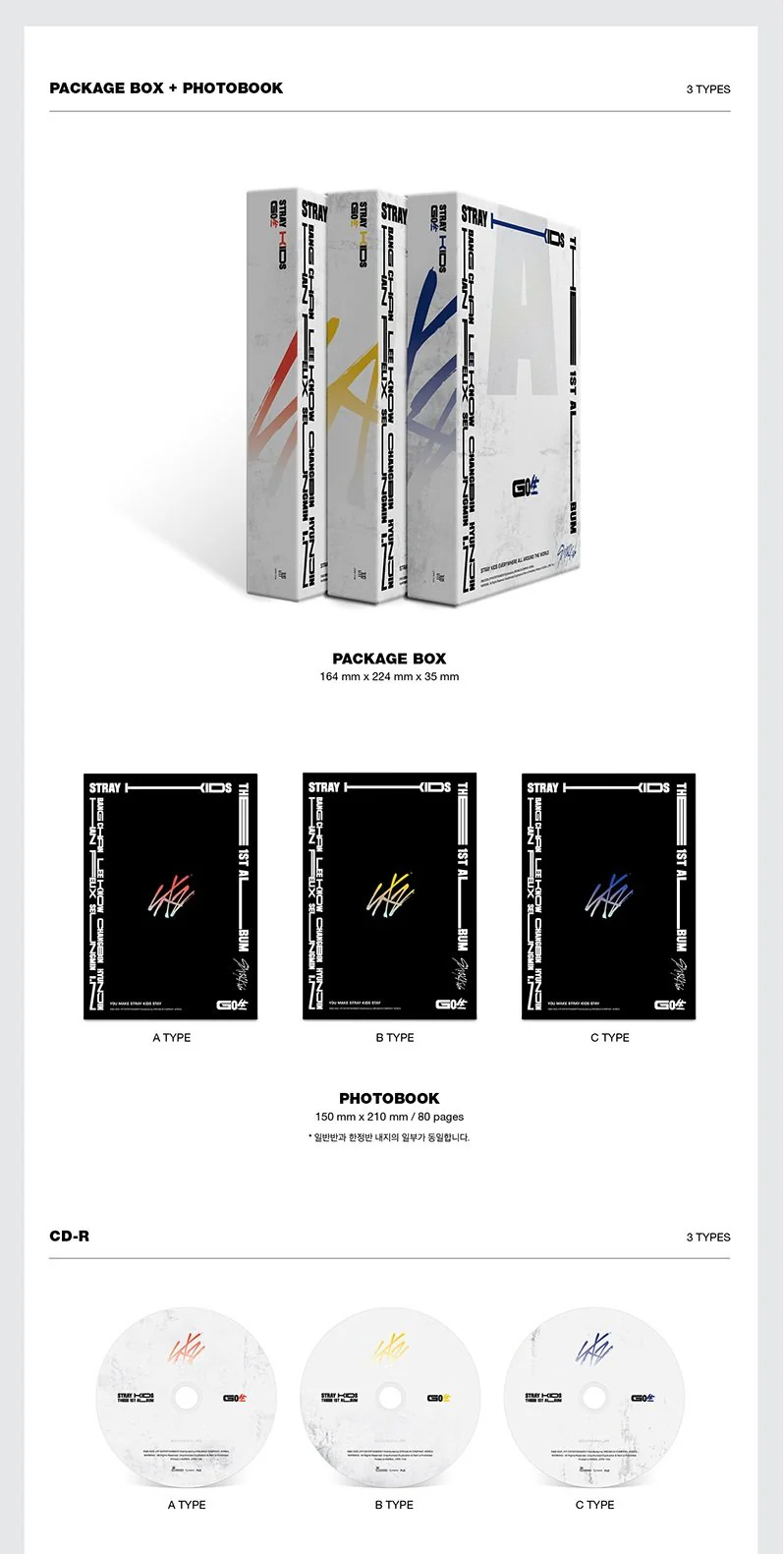 STRAY KIDS - 1ST OFFICIAL ALBUM [GO生] STANDARD VER. - Image 3