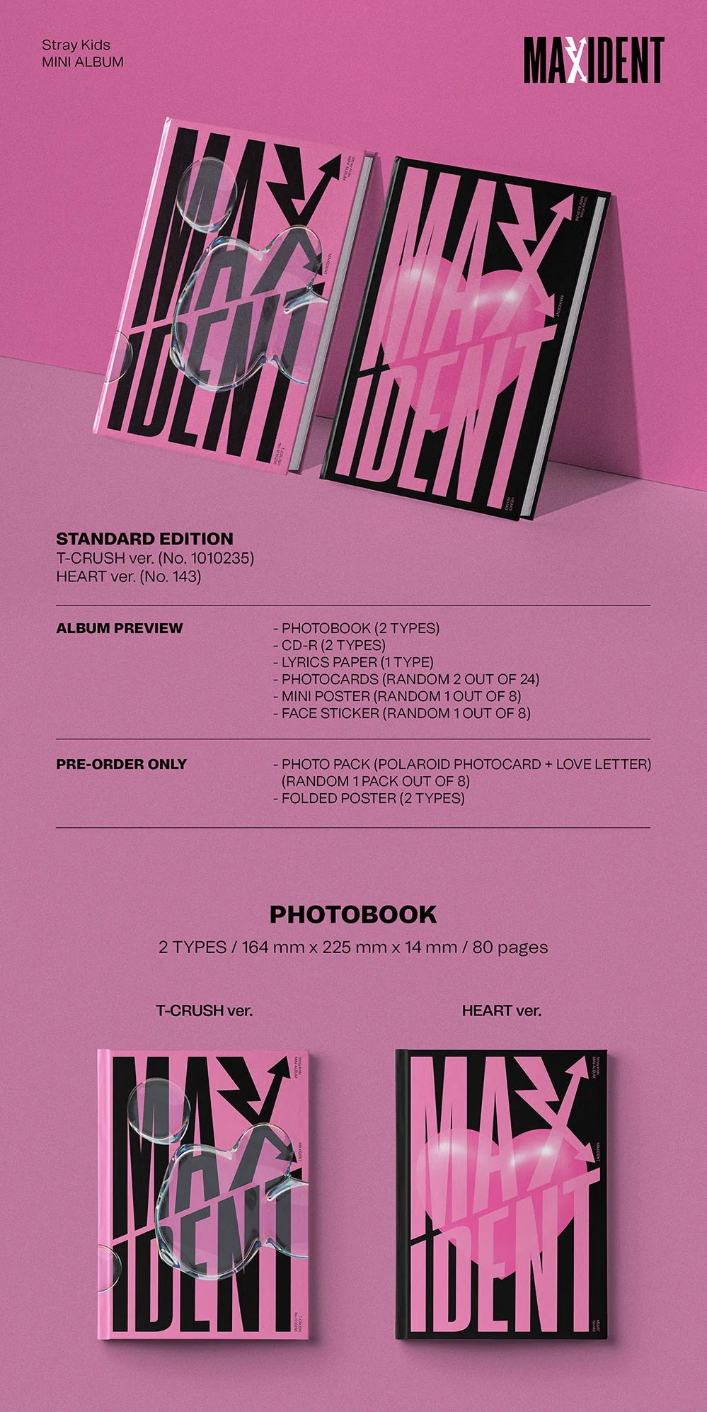 STRAY KIDS - 7TH MINI ALBUM MAXIDENT STANDARD EDITION - Image 2