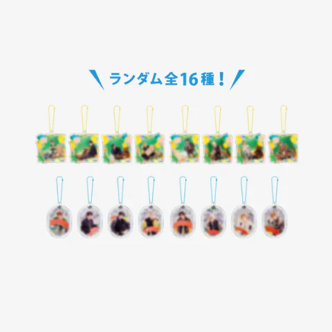 STRAY KIDS - SKZ TOY WORLD FAN CONNECTING 2024 OFFICIAL MD RANDOM PHOTO KEY HOLDER