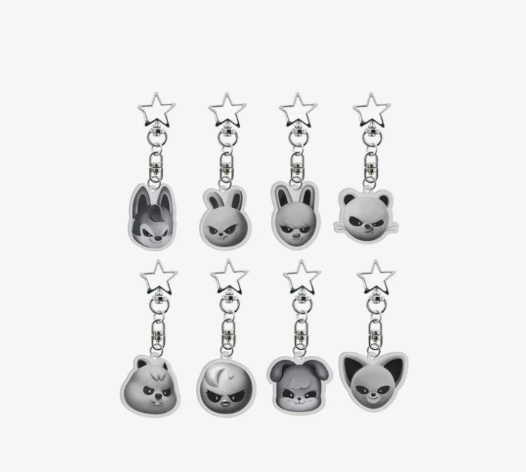STRAY KIDS - SKZOO EVERYWHERE ALL AROUND IN SEOUL OFFICIAL MD EVIL SKZOO ACRYLIC KEYRING