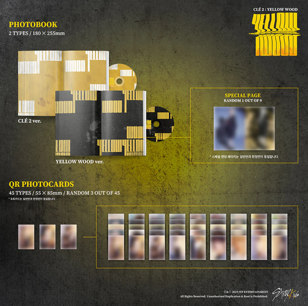 STRAY KIDS - SPECIAL ALBUM - CLE 2 : YELLOW WOOD [NORMAL VER.] - Image 3