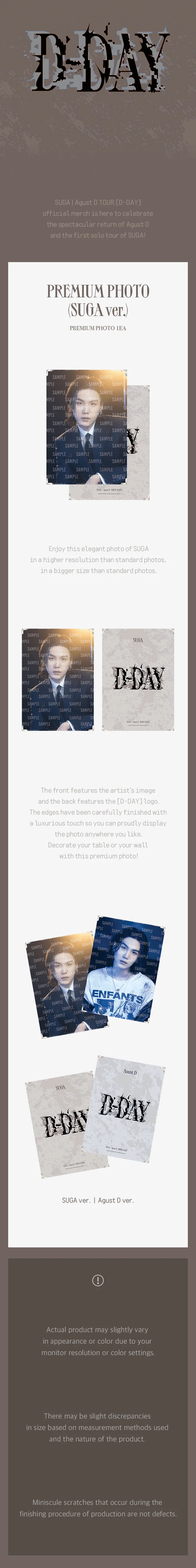 SUGA - AGUST D TOUR D-DAY OFFICIAL MD - Image 17