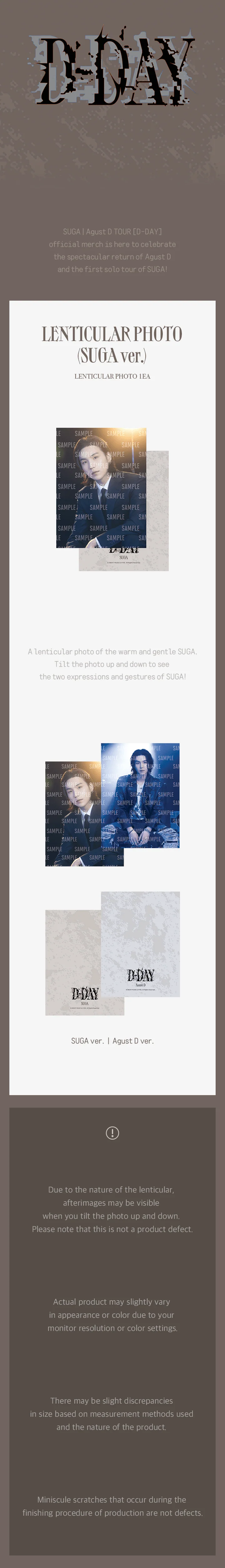 SUGA - AGUST D TOUR D-DAY OFFICIAL MD - Image 25