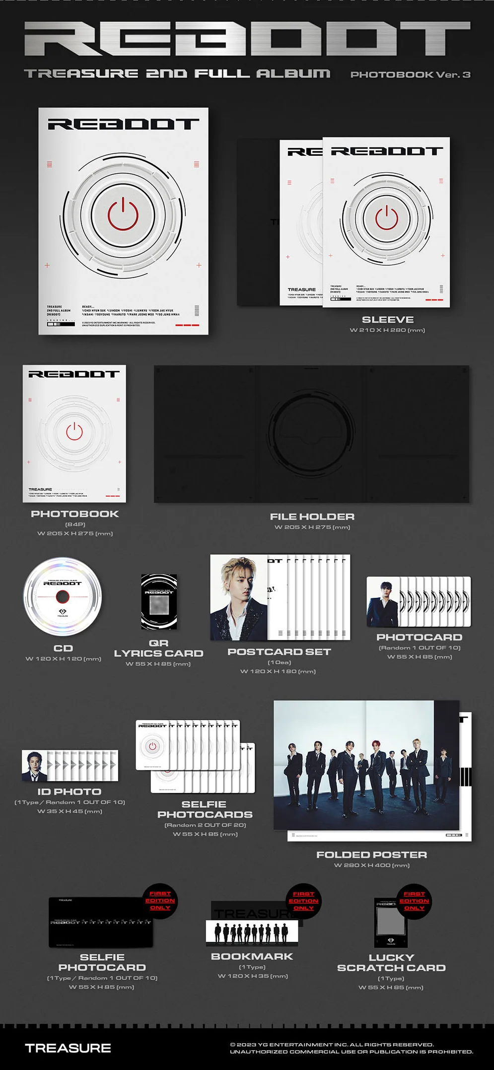 TREASURE - REBOOT 2ND FULL ALBUM PHOTOBOOK VER. - Image 4
