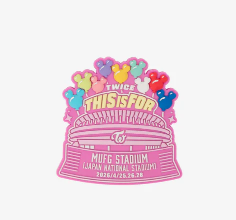 TWICE - THIS IS FOR WORLD TOUR IN JAPAN OFFICIAL MD MUFG STADIUM COMMEMMORATIVE MAGNET