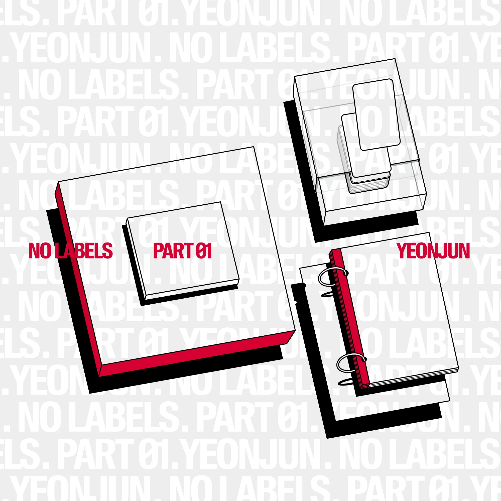 TXT YEONJUN - NO LABELS: PART 01 ALBUM STANDARD RANDOM - Image 2